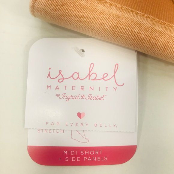 Isabel Maternity Ingrid/Isabel Women's Size 4 Side Panel Brown Carpenter Short - Picture 13 of 16